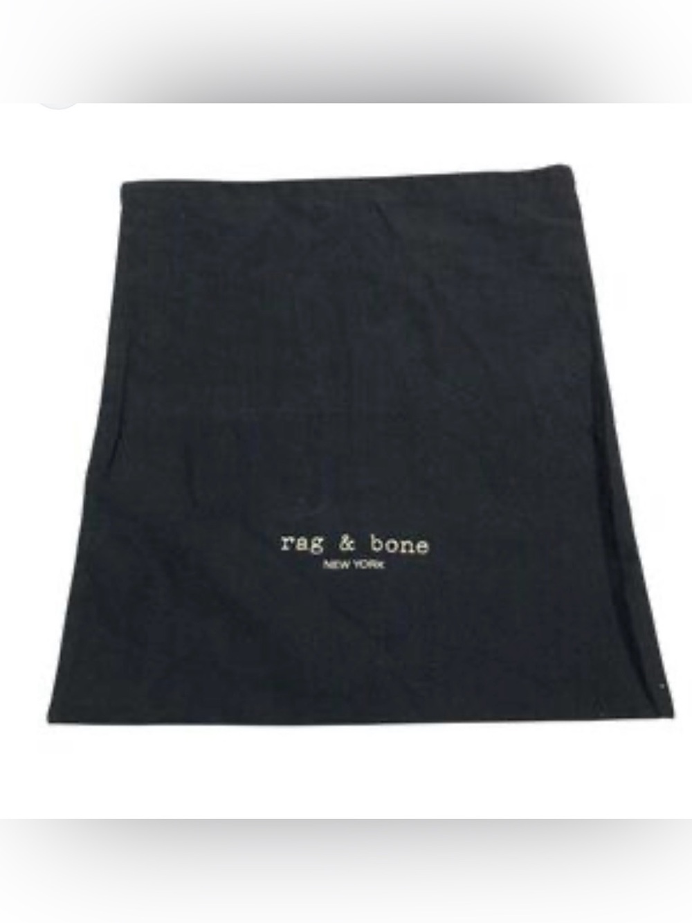 rag & bone Black Logo Drawstring Pouch
